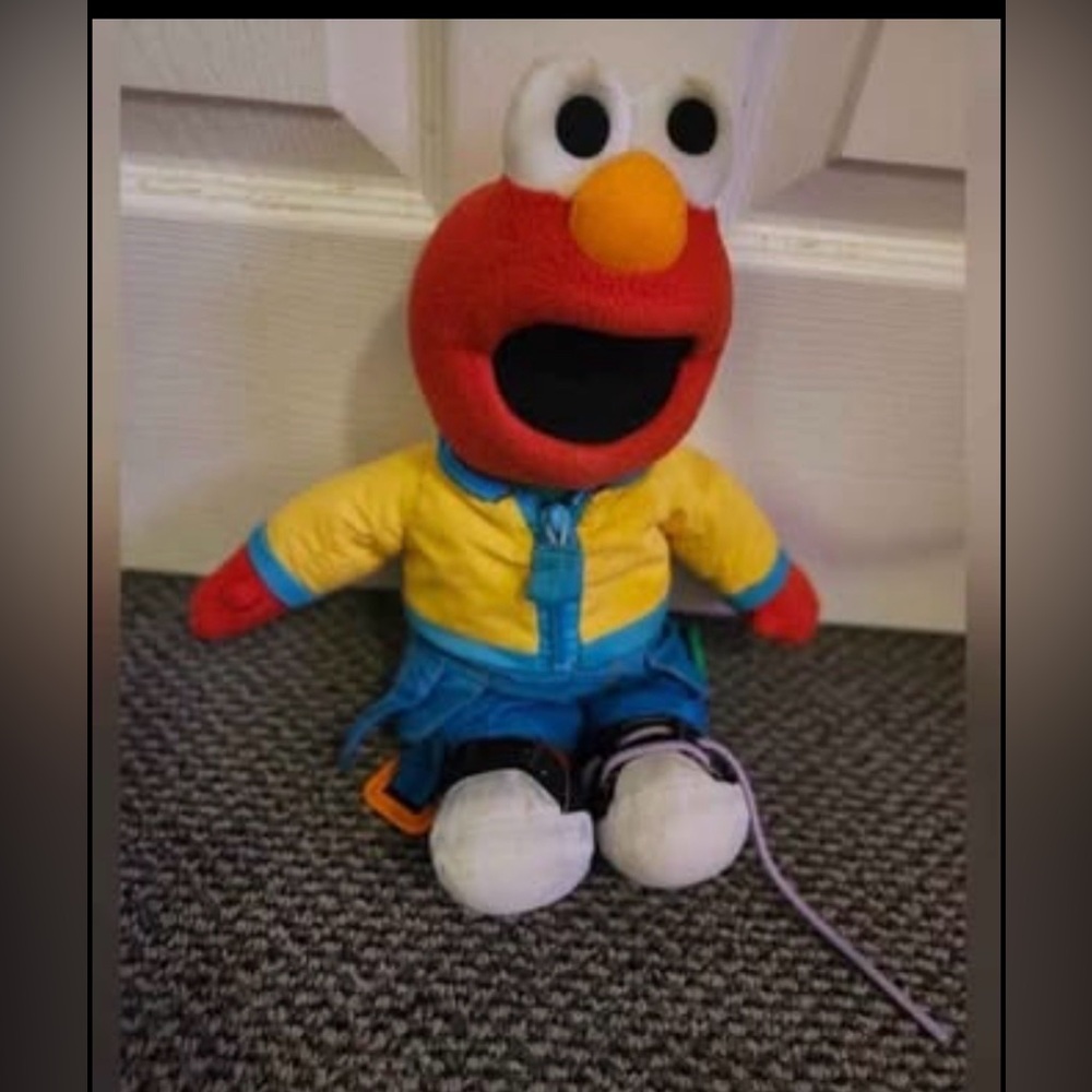 Colorful Elmo Plush Toy